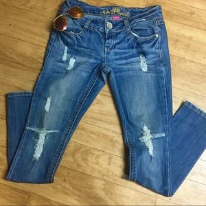 Destroyed Super Skinny Jeans